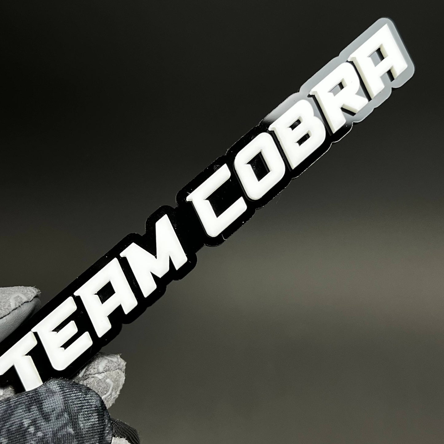 1PC TEAM COBRA 3D Acrylic Badge - Car Truck Emblem Fender Tailgate Trunk Sticker
