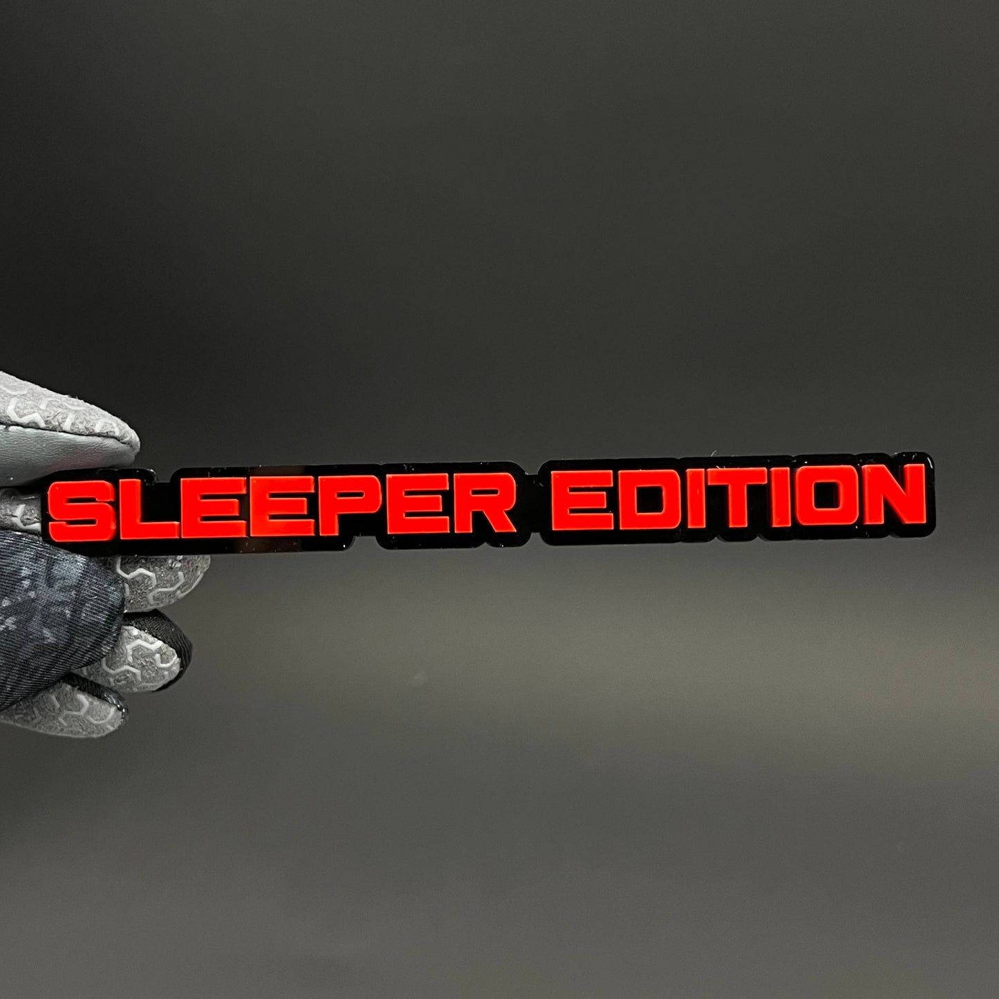 1PC SLEEPER EDITION 3D Acrylic Badge - Car Truck Emblem Fender Sticker