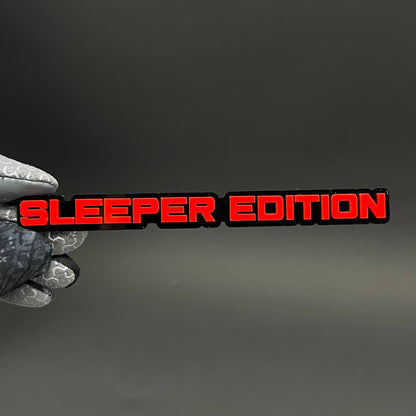 1PC SLEEPER EDITION 3D Acrylic Badge - Car Truck Emblem Fender Sticker