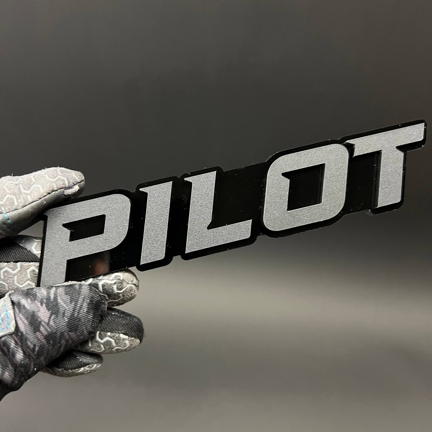 1PC PILOT 3D Acrylic Badge - Car Truck Emblem Fender Tailgate Trunk Sticker