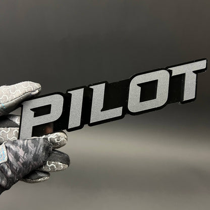 1PC PILOT 3D Acrylic Badge - Car Truck Emblem Fender Tailgate Trunk Sticker