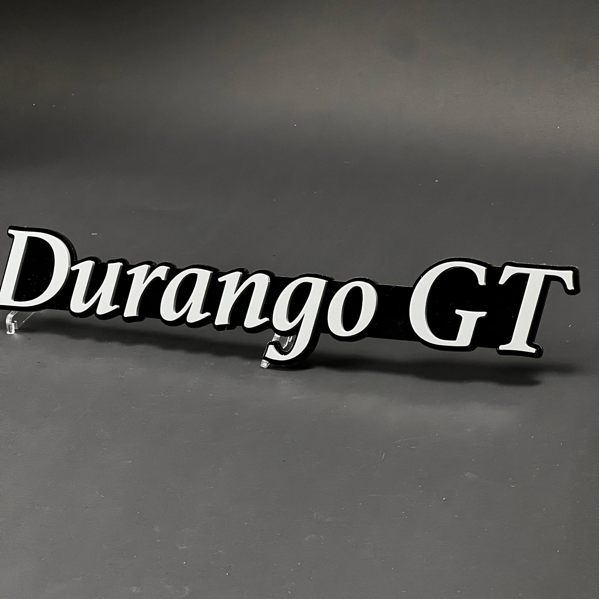 1PC Durango GT 3D Acrylic Badge - Car Truck Emblem Fender Tailgate Trunk Sticker