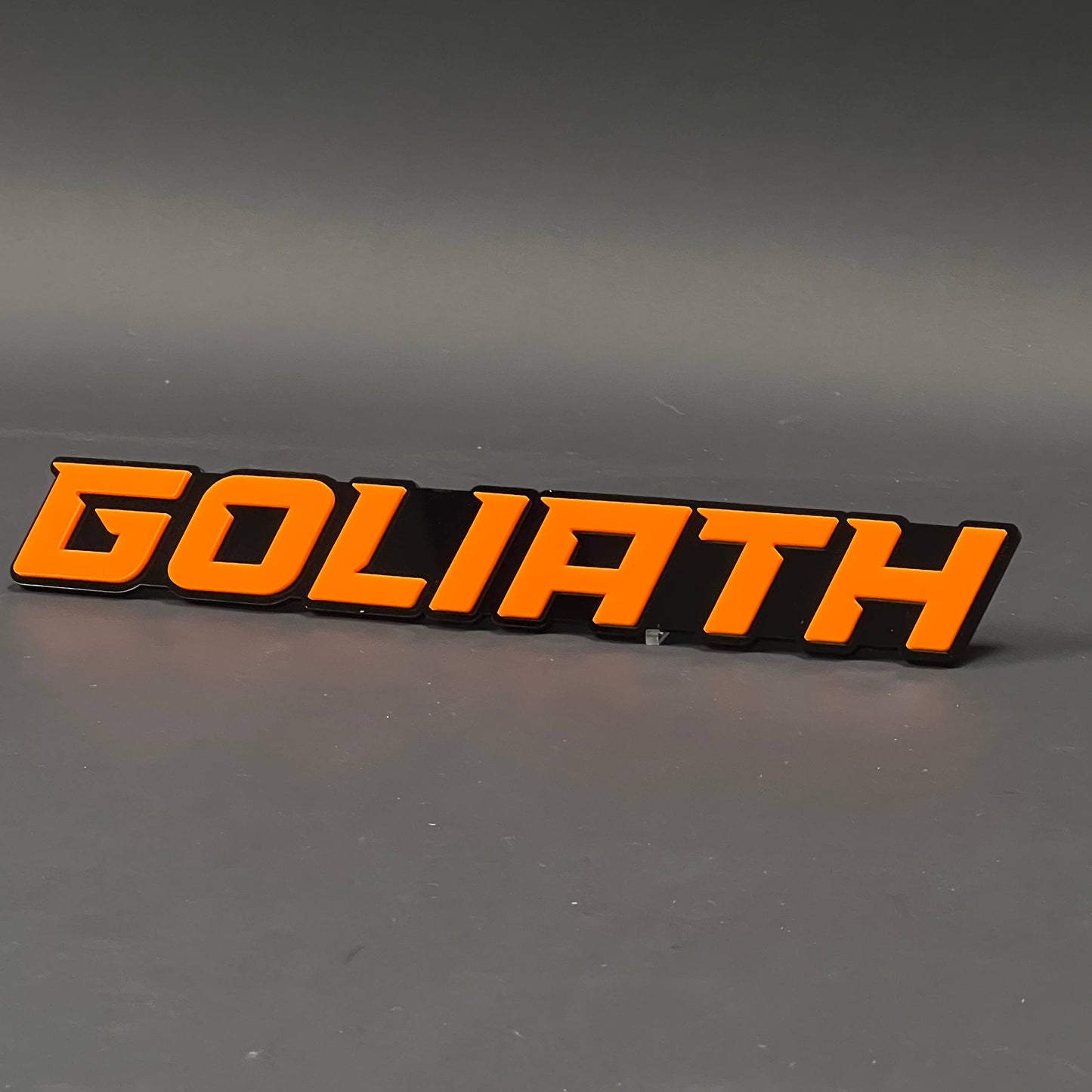 1PC GOLIATH 3D Acrylic Badge - Car Truck Emblem Fender Tailgate Trunk Sticker