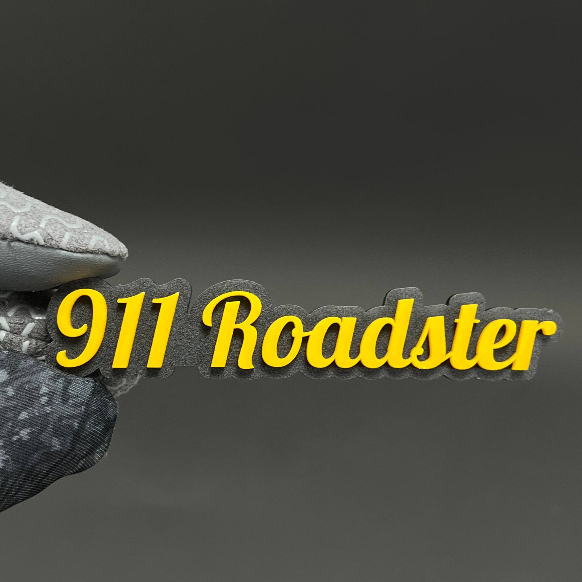 1PC 911 Roadster 3D Acrylic Badge - Car Truck Emblem Fender Sticker