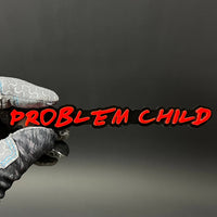1PC PROBLEM CHILD 3D Acrylic Badge - Car Truck Emblem Fender Sticker