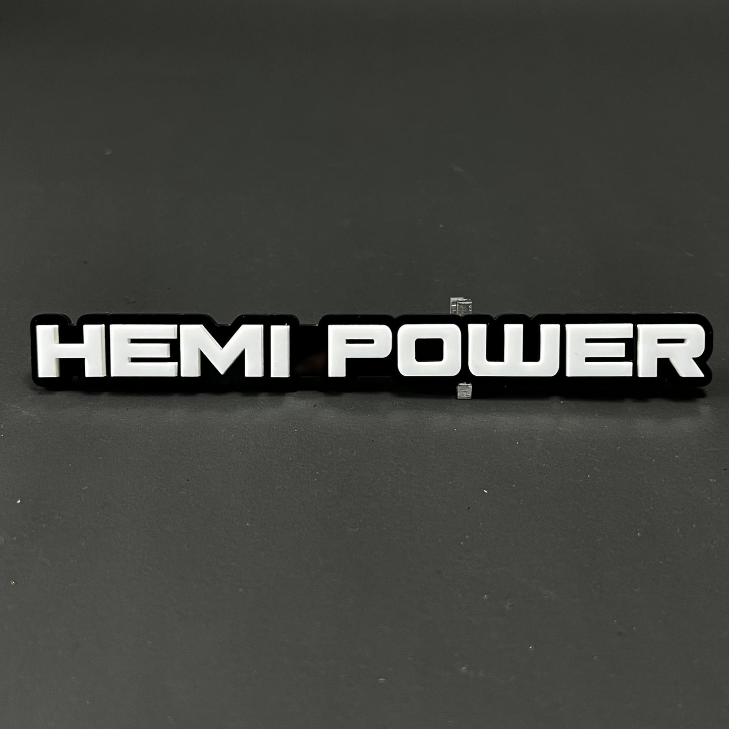1PC HEMI POWER 3D Acrylic Badge - Car Truck Emblem Fender Tailgate Trunk Sticker