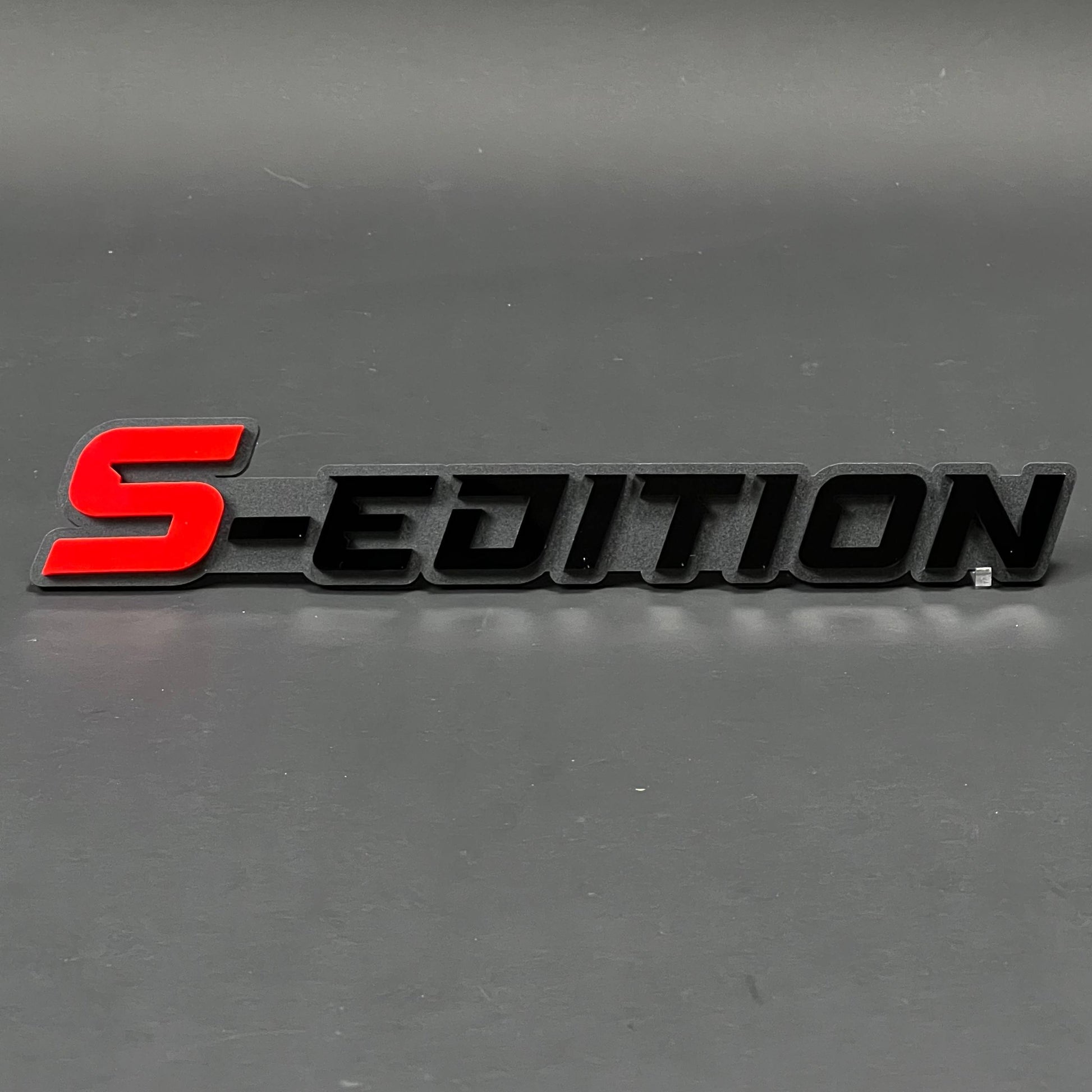 1PC S-EDITION 3D Acrylic Badge - Car Truck Emblem Fender Tailgate Trunk Sticker