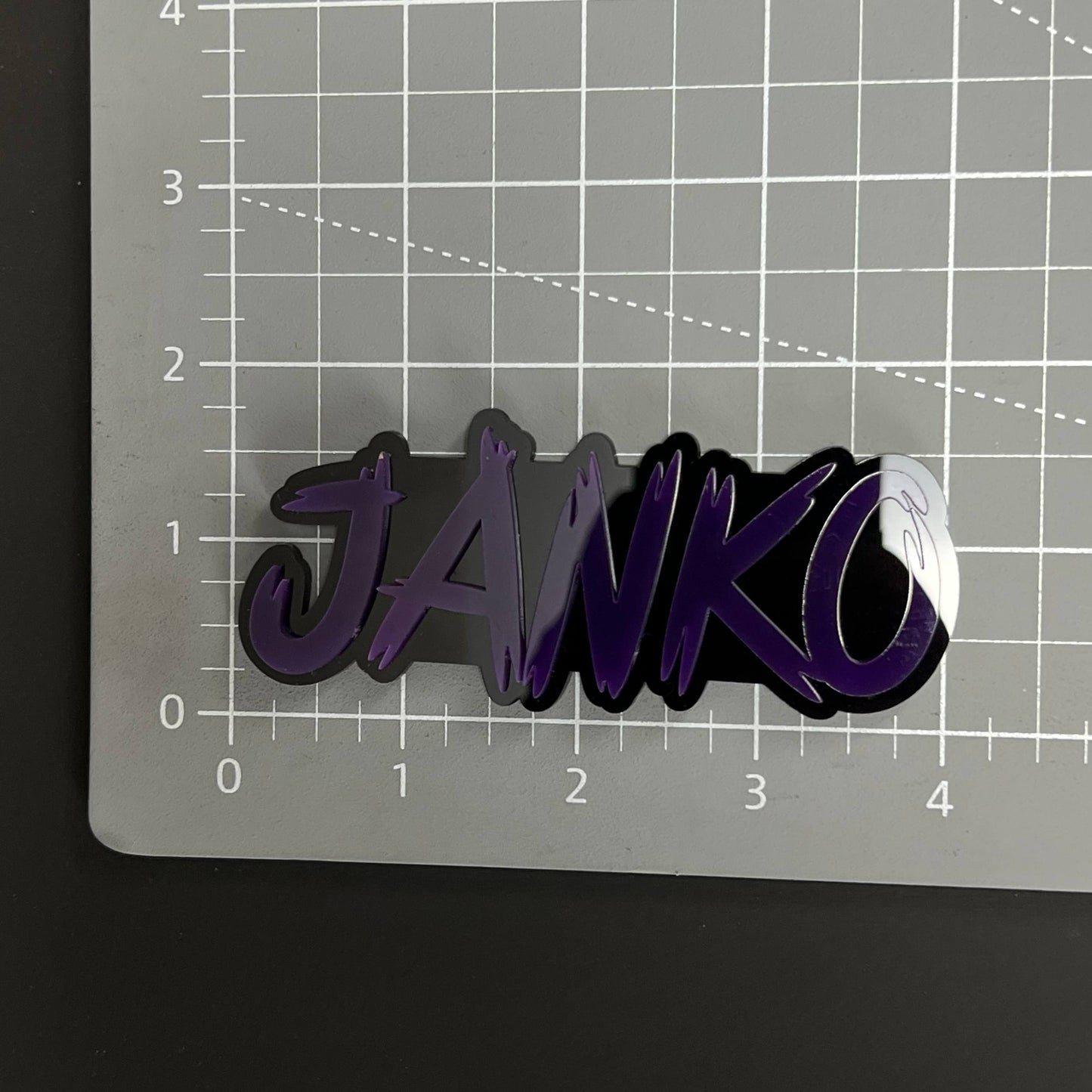 1PC JANKO 3D Acrylic Badge - Car Truck Emblem Fender Tailgate Trunk Sticker