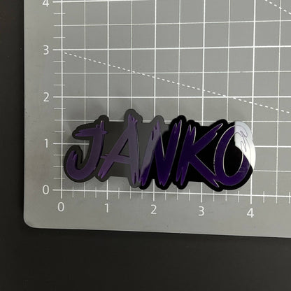 1PC JANKO 3D Acrylic Badge - Car Truck Emblem Fender Tailgate Trunk Sticker