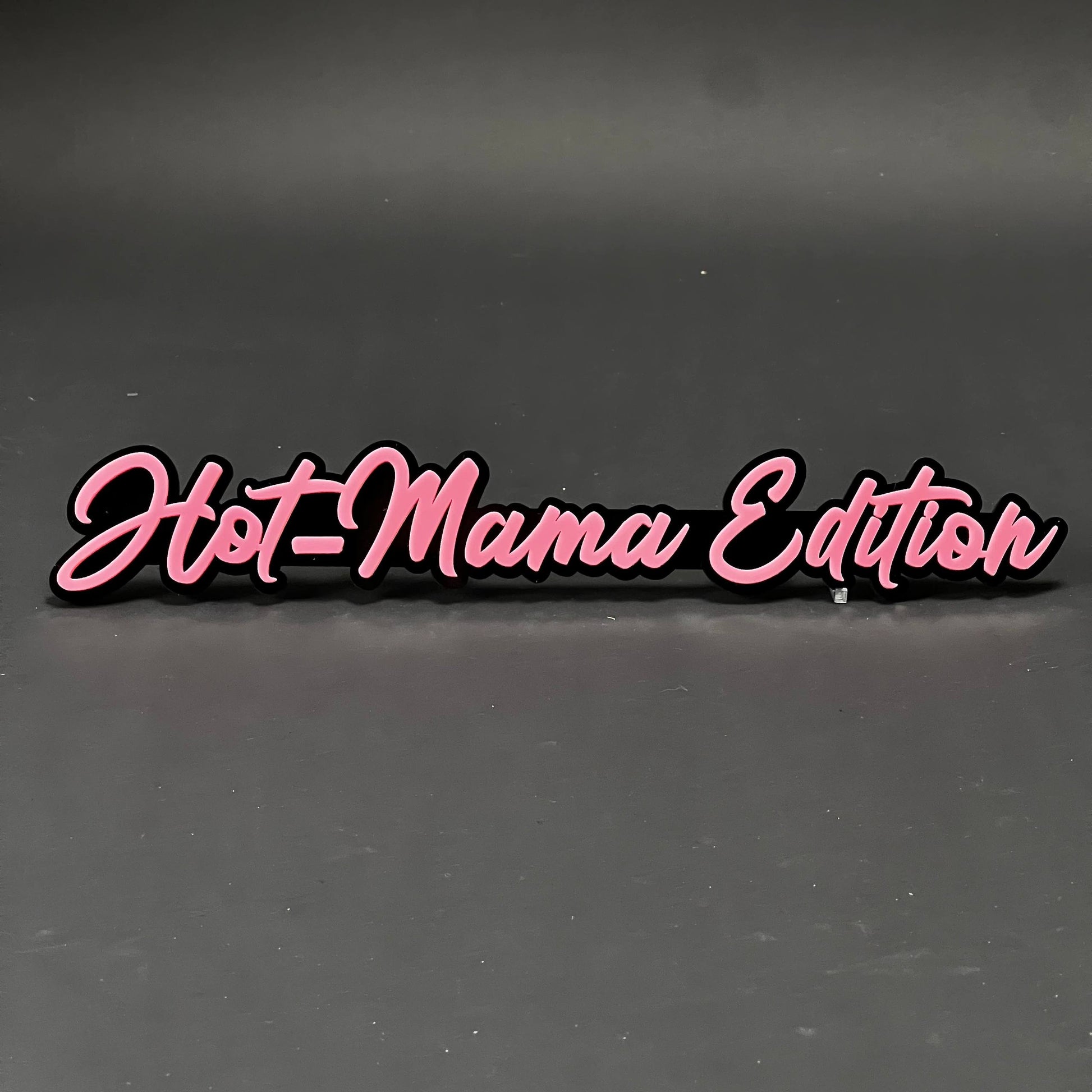 1PC Hot-Mama Edition 3D Acrylic Badge - Car Truck Emblem Fender Sticker