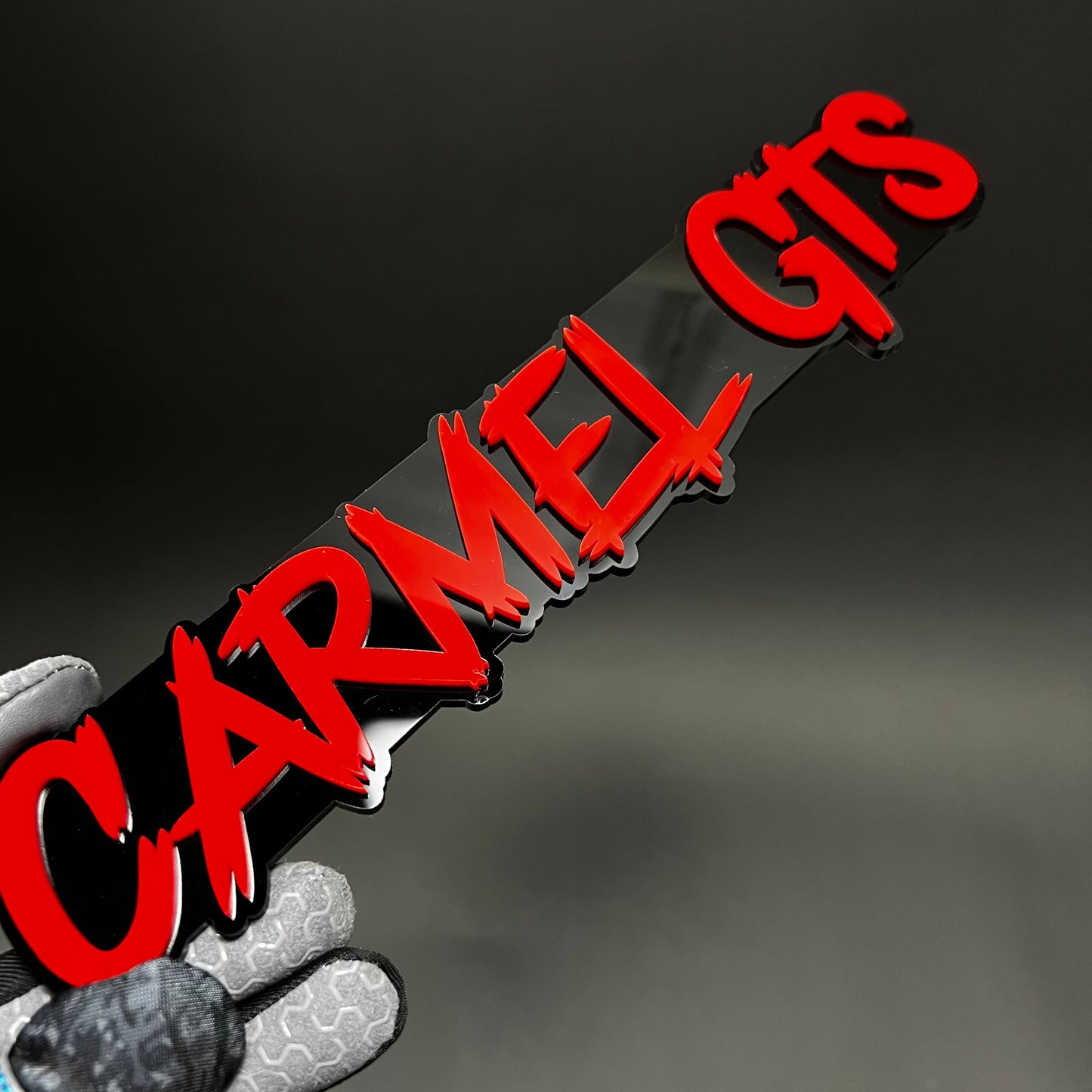 1PC CARMEL GTS 3D Acrylic Badge - Car Truck Emblem Fender Tailgate Trunk Sticker
