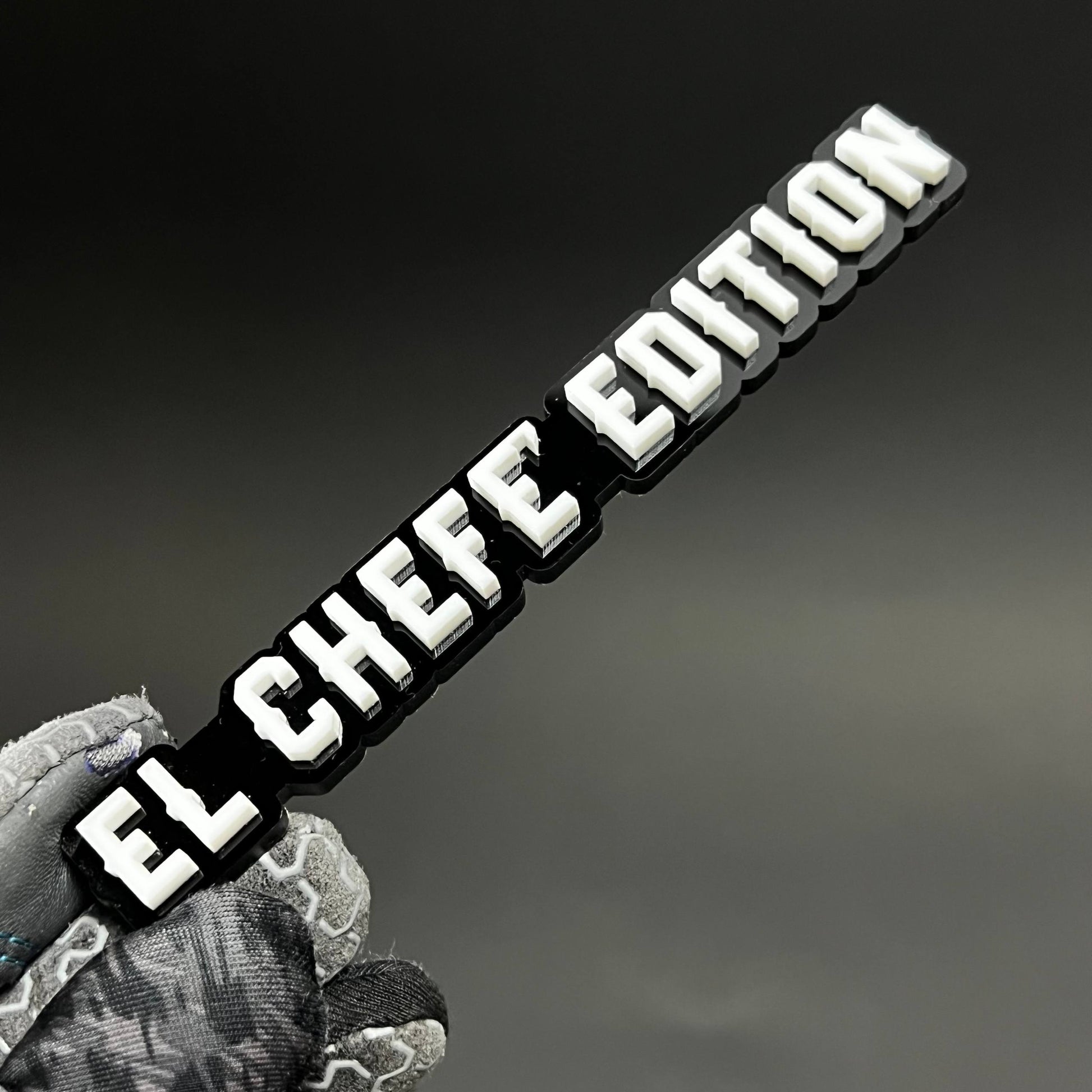 1PC EL CHEFE EDITION 3D Acrylic Badge - Car Truck Emblem Fender Sticker
