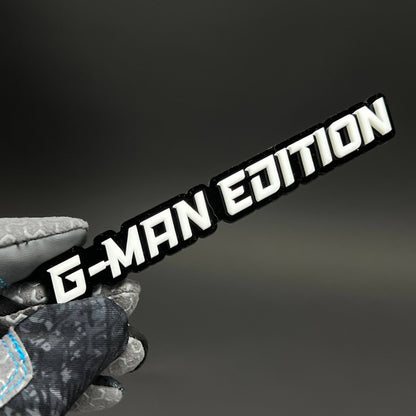 1PC G-MAN EDITION 3D Acrylic Badge - Car Truck Emblem Fender Sticker