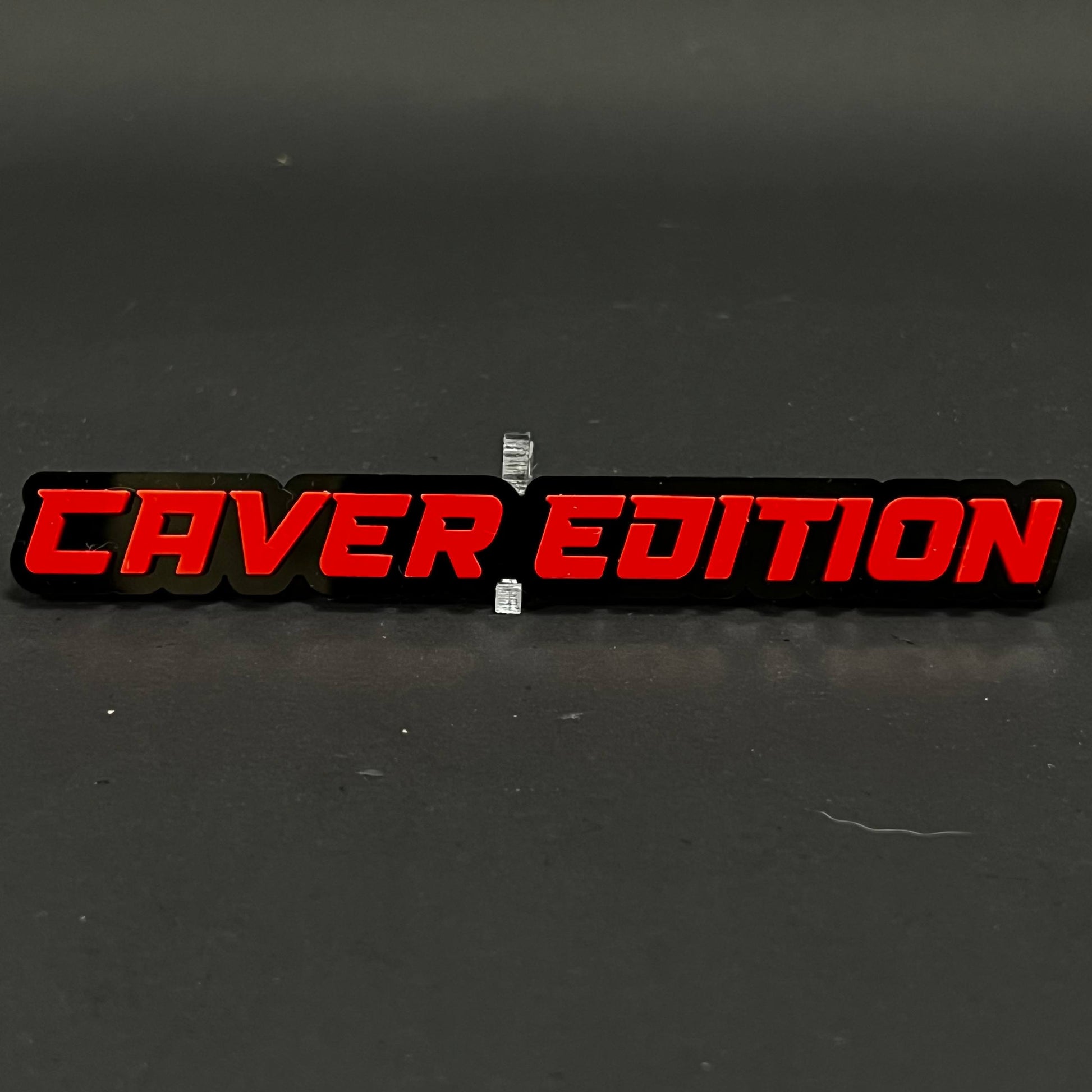 1PC CAVER EDITION 3D Acrylic Badge - Car Truck Emblem Fender Sticker