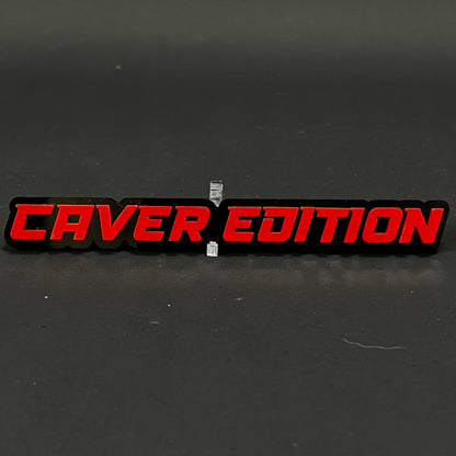1PC CAVER EDITION 3D Acrylic Badge - Car Truck Emblem Fender Sticker
