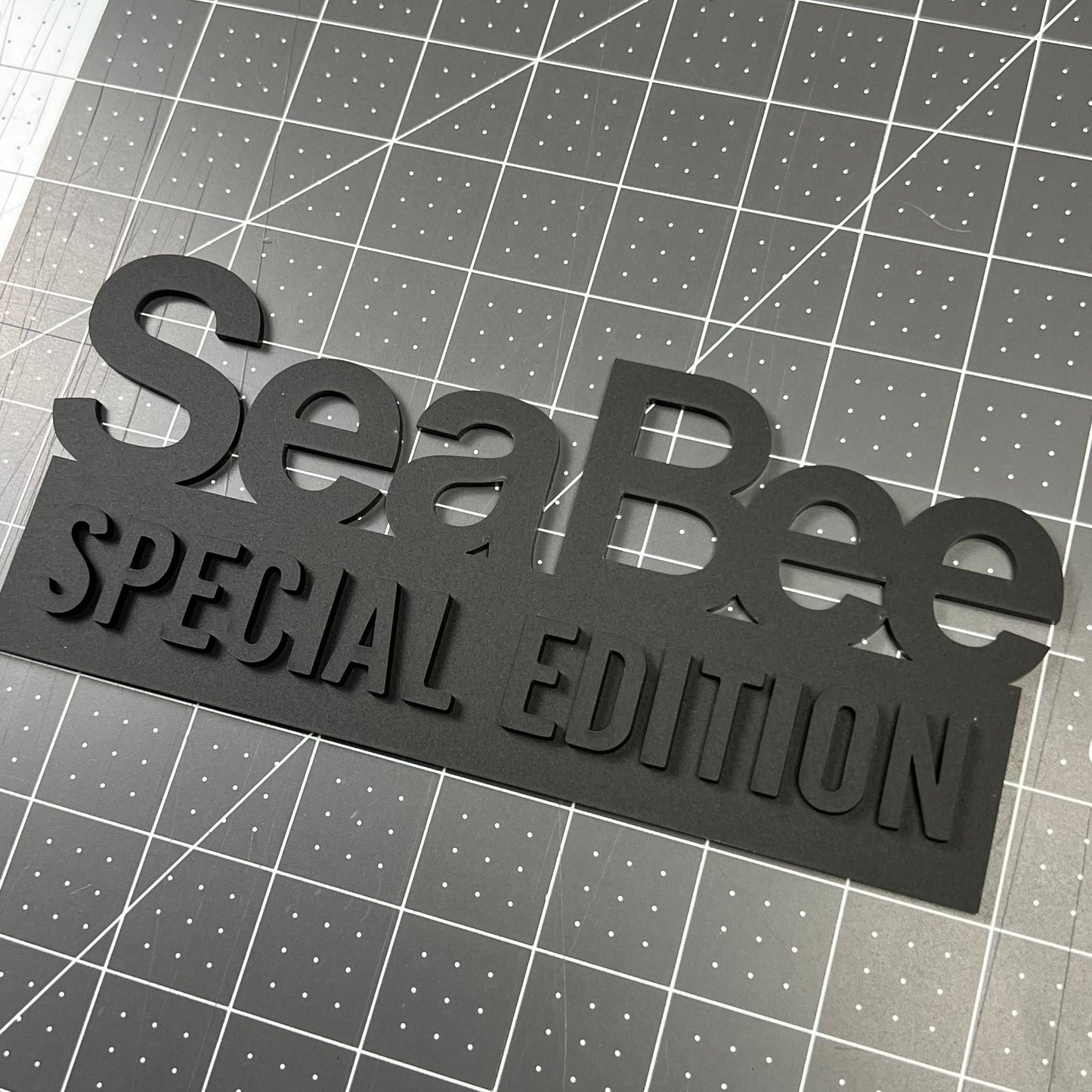 SeaBee Special Edition 3D Acrylic Badge - Car Truck Emblem Fender Tailgate Trunk Sticker