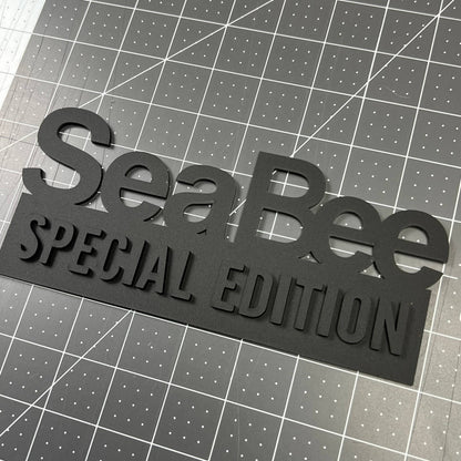 SeaBee Special Edition 3D Acrylic Badge - Car Truck Emblem Fender Tailgate Trunk Sticker