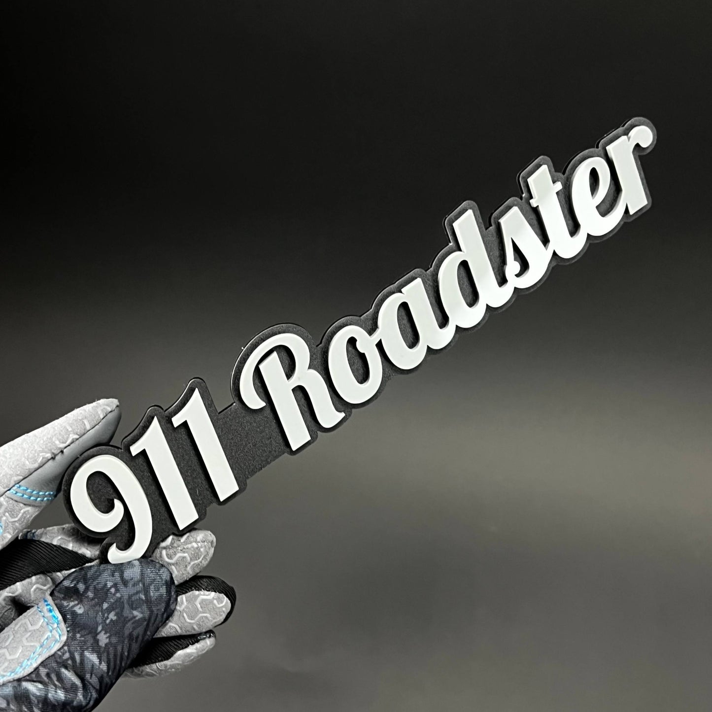 1PC 911 Roadster 3D Acrylic Badge - Car Truck Emblem Fender Sticker
