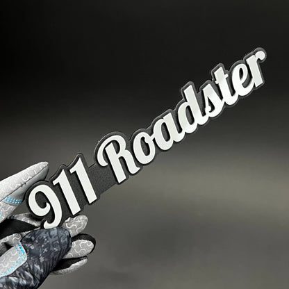 1PC 911 Roadster 3D Acrylic Badge - Car Truck Emblem Fender Sticker