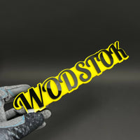 1PC WODSTOK 3D Acrylic Badge - Car Truck Emblem Fender Tailgate Trunk Sticker