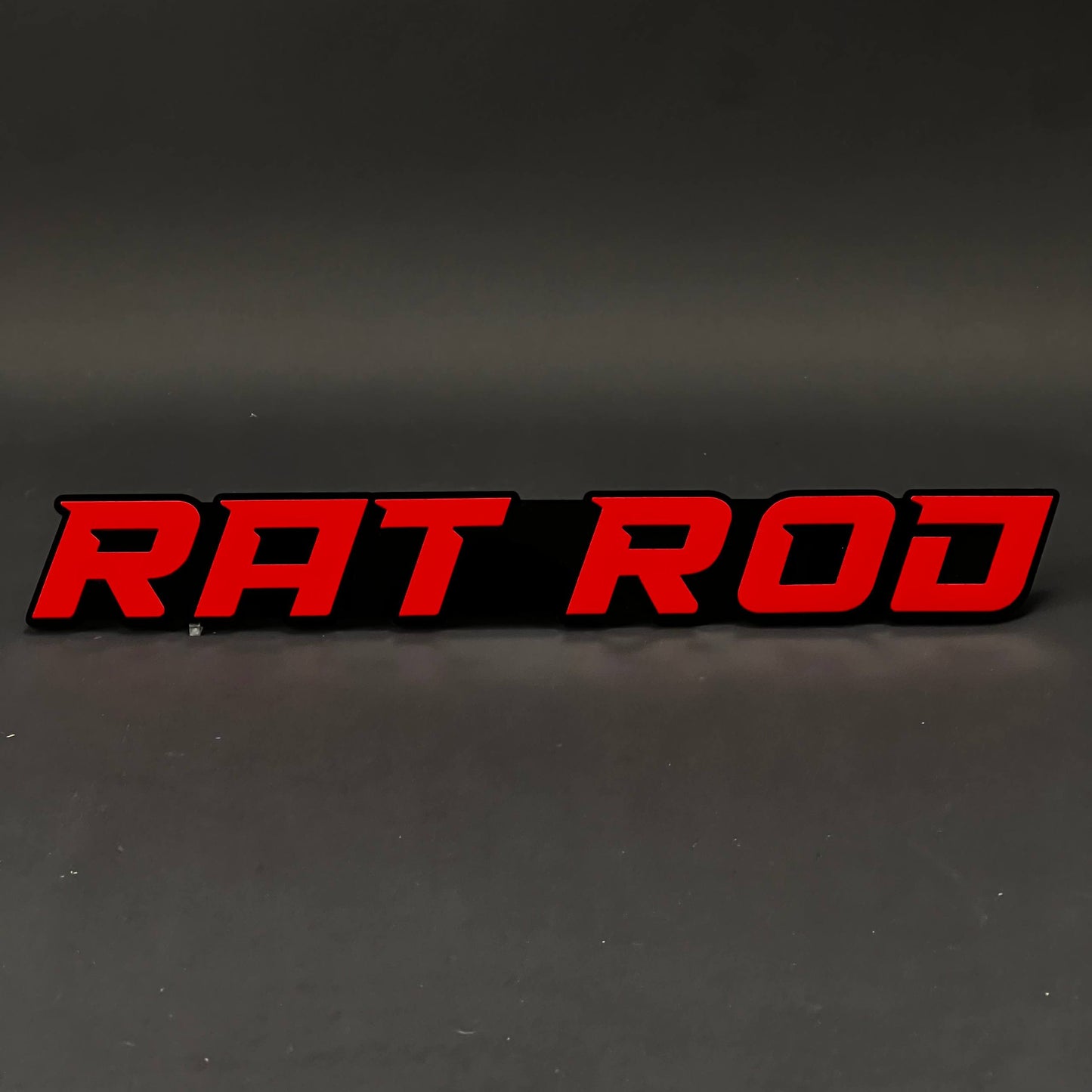 1PC RAT ROD 3D Acrylic Badge - Car Truck Emblem Fender Tailgate Trunk Sticker