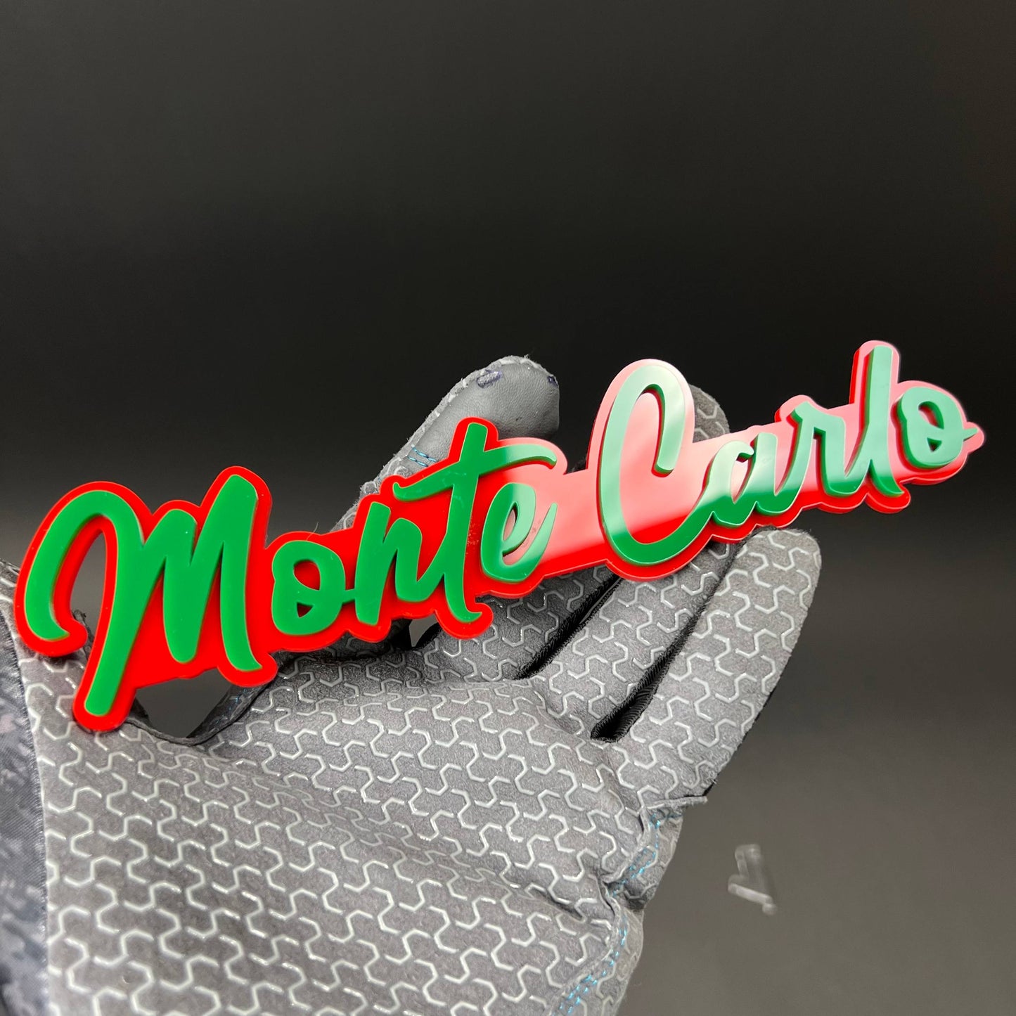 1PC Monte Carlo 3D Acrylic Badge - Car Truck Emblem Fender Sticker