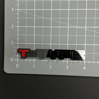 1PC T-TYPE 3D Acrylic Badge - Car Truck Emblem Fender Tailgate Trunk Sticker