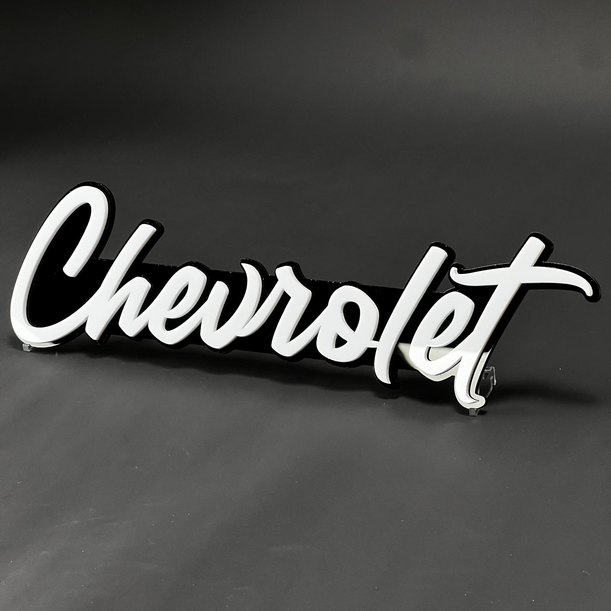 1PC Chevrolet 3D Acrylic Badge - Car Truck Emblem Fender Tailgate Trunk Sticker