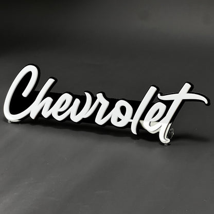 1PC Chevrolet 3D Acrylic Badge - Car Truck Emblem Fender Tailgate Trunk Sticker
