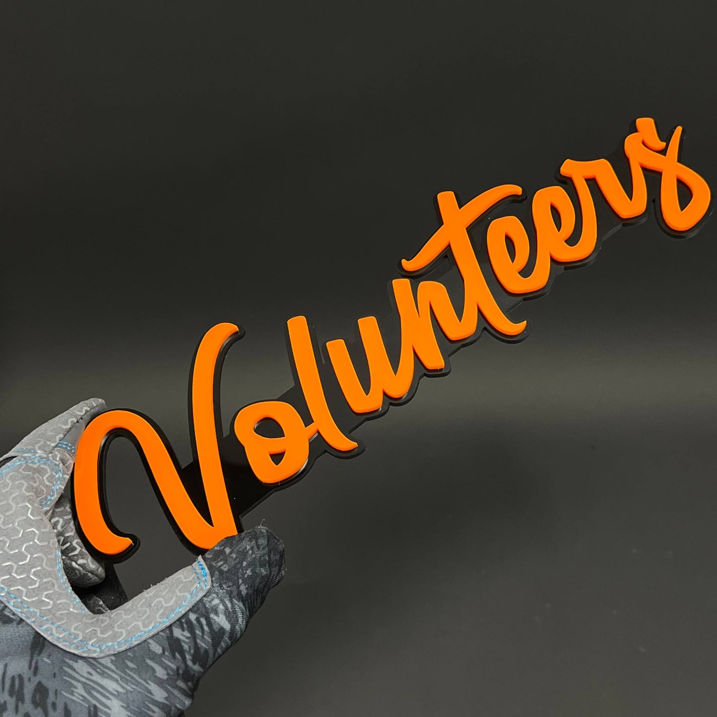 1PC Volunteers 3D Acrylic Badge - Car Truck Emblem Fender Tailgate Trunk Sticker