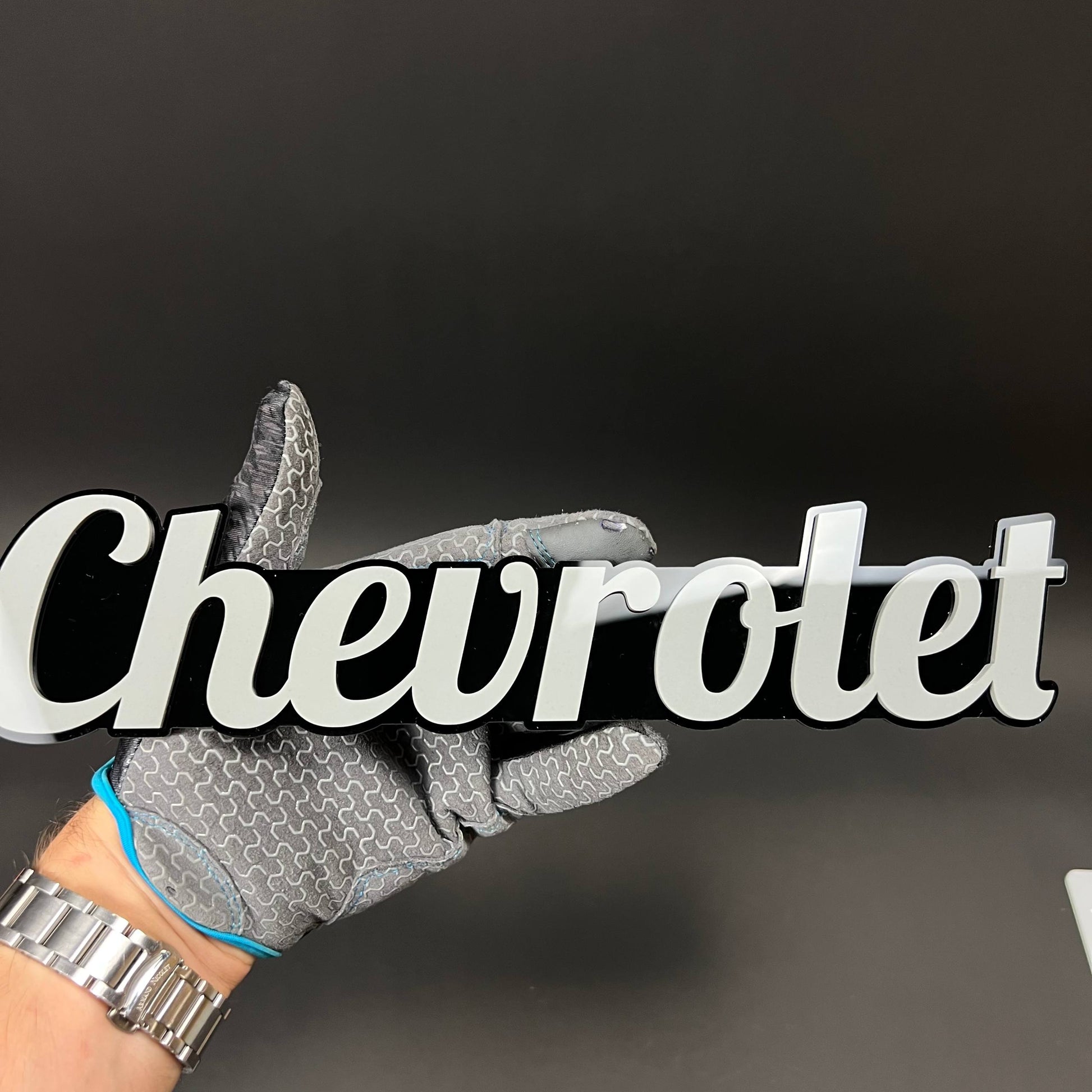 1PC Chevrolet 3D Acrylic Badge - Car Truck Emblem Fender Tailgate Trunk Sticker