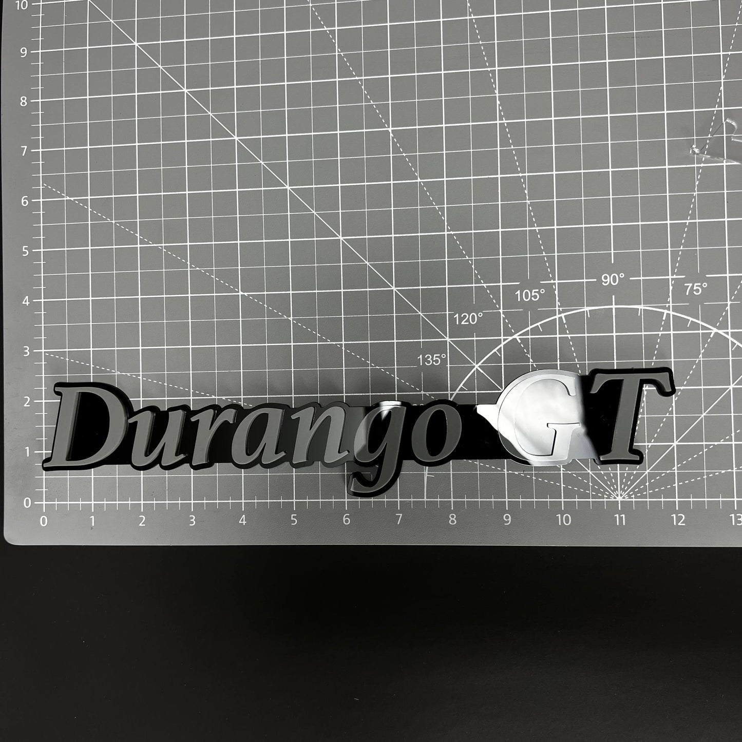 1PC Durango GT 3D Acrylic Badge - Car Truck Emblem Fender Tailgate Trunk Sticker