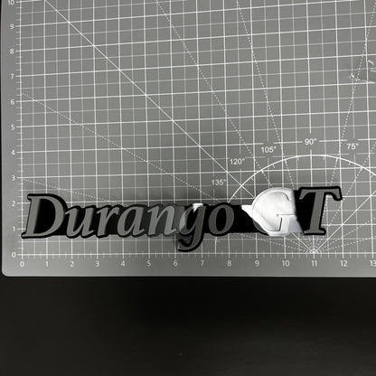 1PC Durango GT 3D Acrylic Badge - Car Truck Emblem Fender Tailgate Trunk Sticker