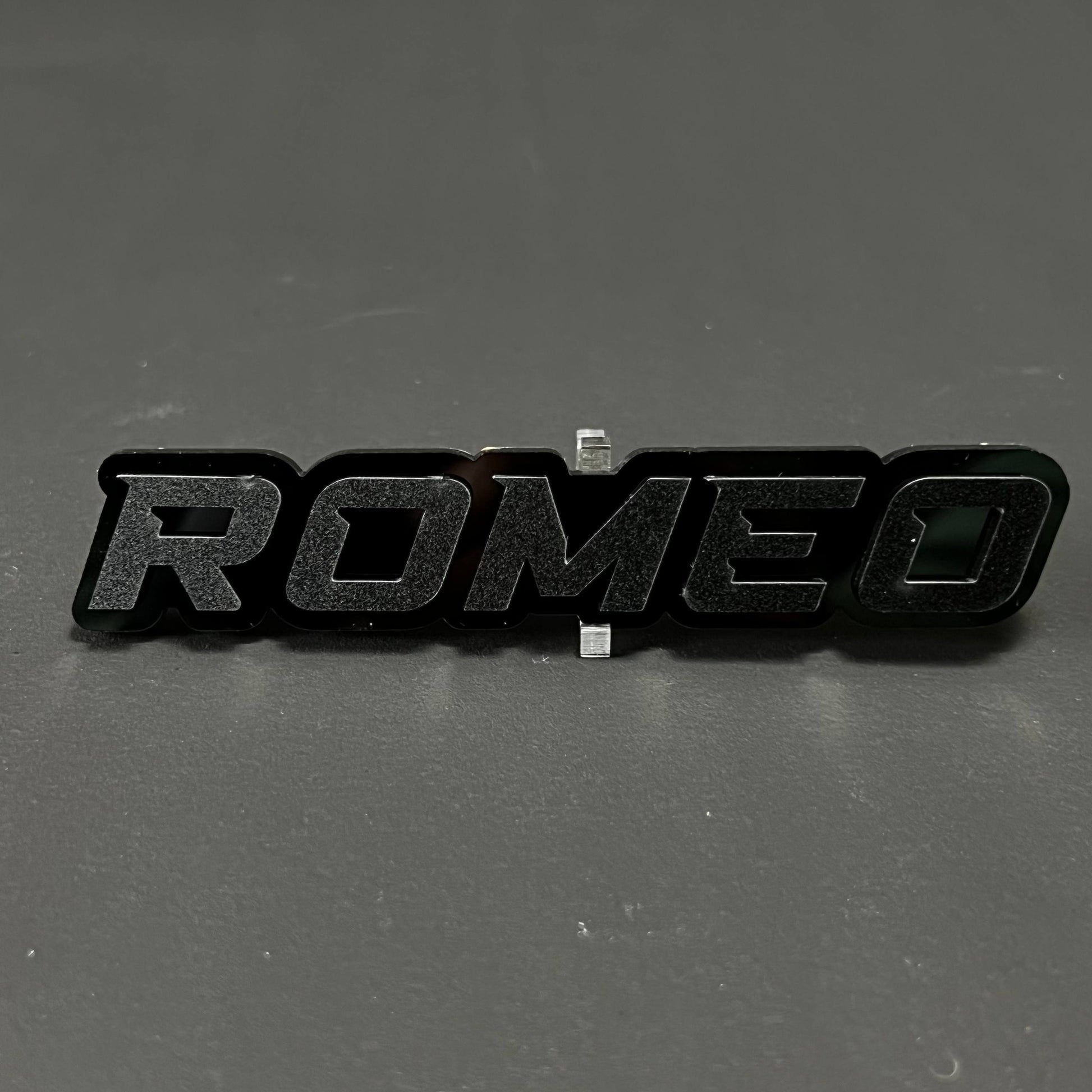 1PC ROMEO 3D Acrylic Badge - Car Truck Emblem Fender Tailgate Trunk Sticker