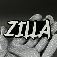 1PC ZILLA 3D Acrylic Badge - Car Truck Emblem Fender Tailgate Trunk Sticker