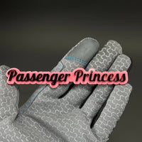 1PC Passenger Princess 3D Acrylic Badge - Car Truck Emblem Fender Sticker