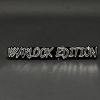 1PC WARLOCK EDITION 3D Acrylic Badge - Car Truck Emblem Fender Sticker
