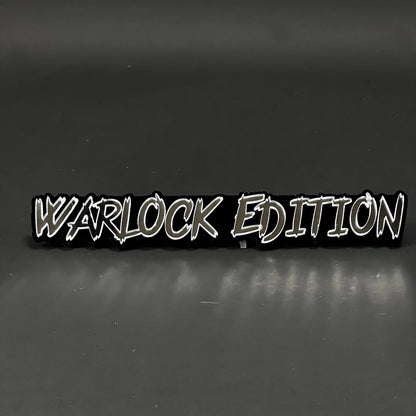 1PC WARLOCK EDITION 3D Acrylic Badge - Car Truck Emblem Fender Sticker