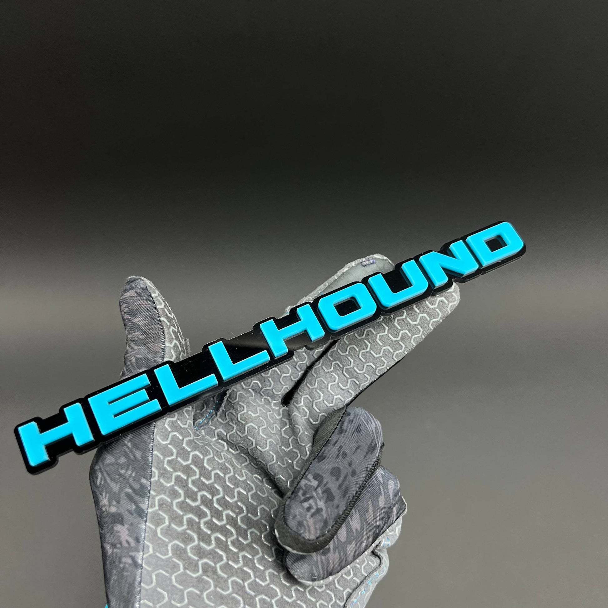 1PC HELLHOUND 3D Acrylic Badge - Car Truck Emblem Fender Tailgate Trunk Sticker