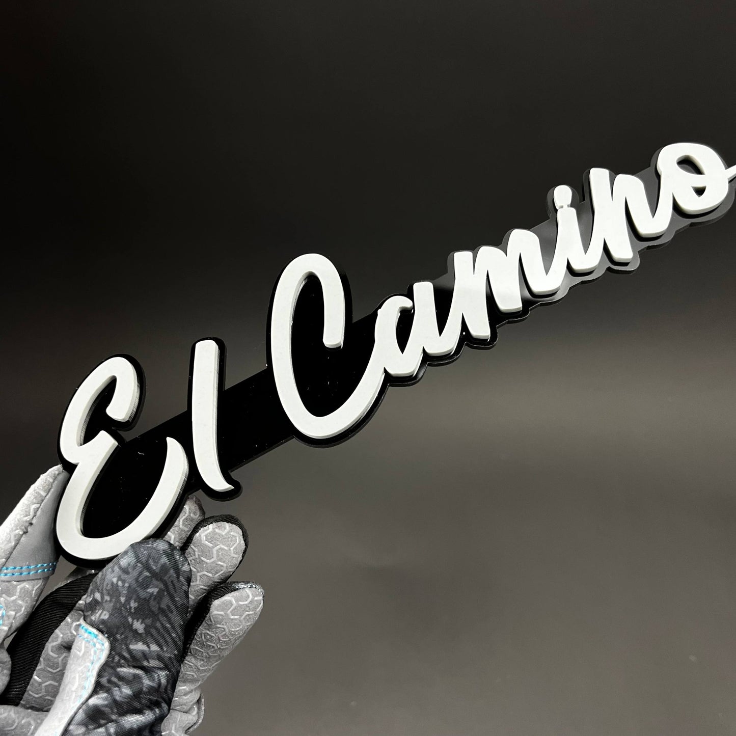 1PC El Camino 3D Acrylic Badge - Car Truck Emblem Fender Tailgate Trunk Sticker
