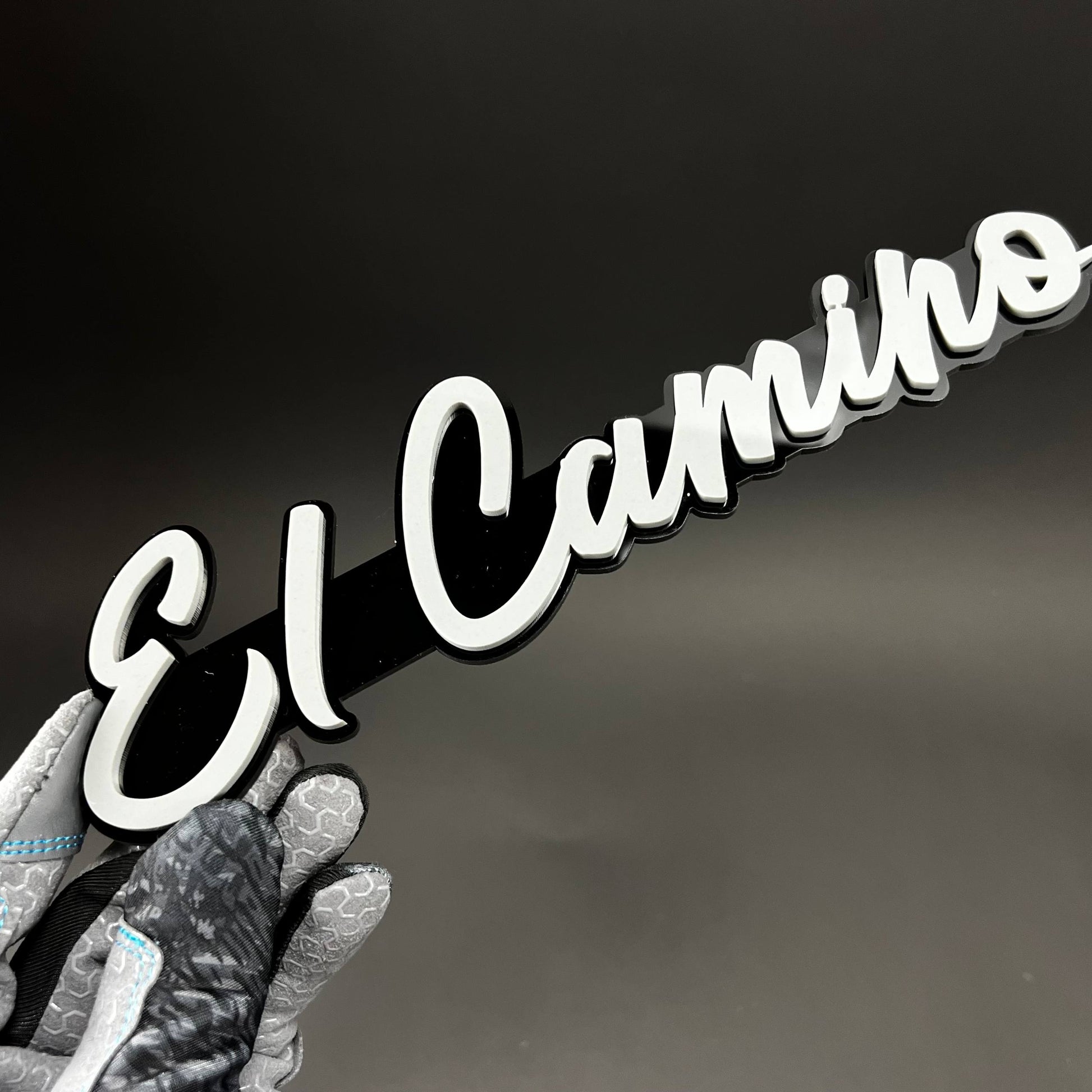 1PC El Camino 3D Acrylic Badge - Car Truck Emblem Fender Tailgate Trunk Sticker