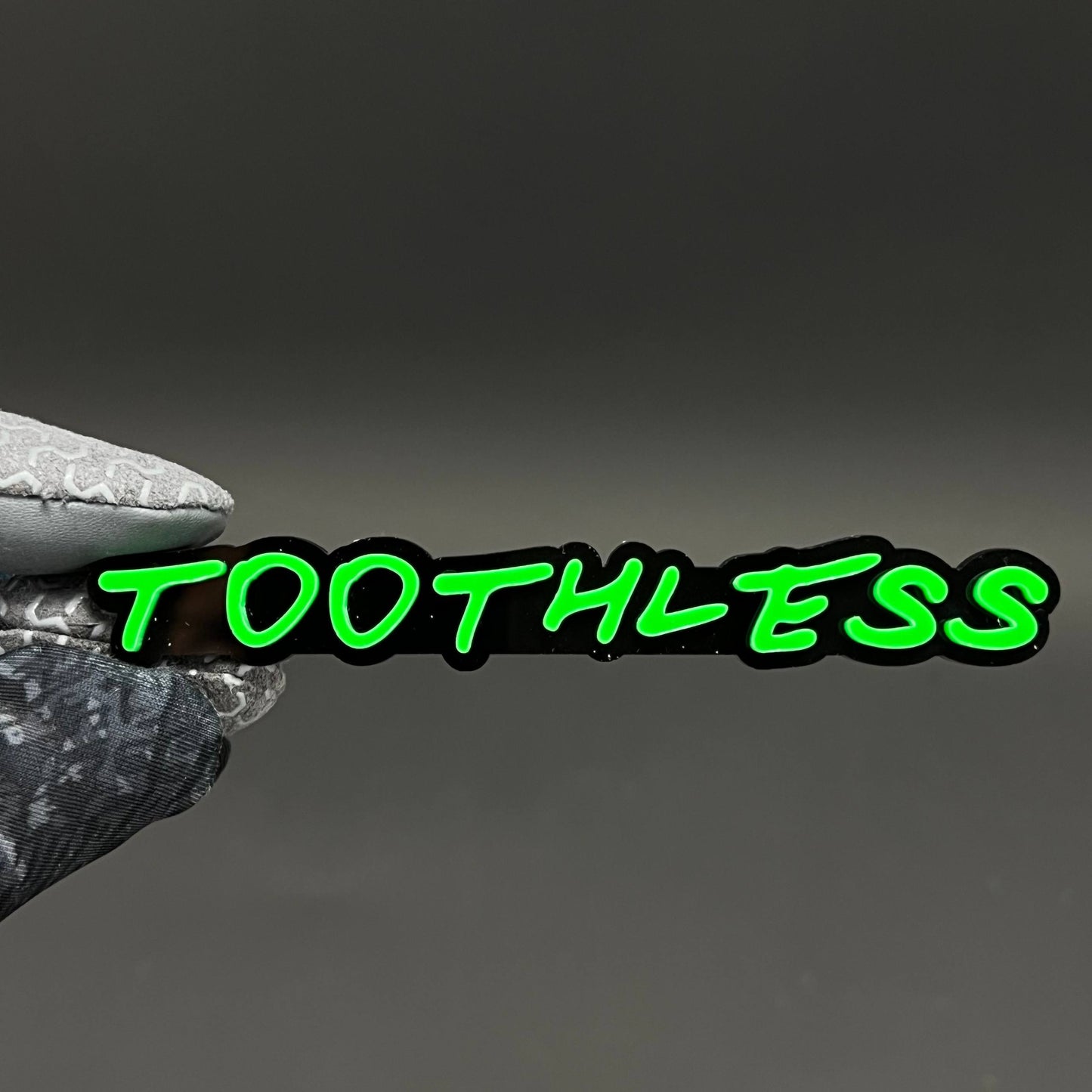 1PC TOOTHLESS 3D Acrylic Badge - Car Truck Emblem Fender Tailgate Trunk Sticker