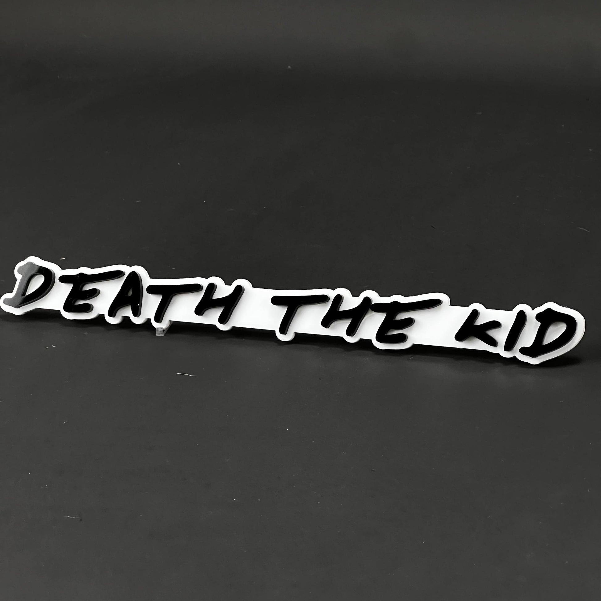1PC DEATH THE KID 3D Acrylic Badge - Car Truck Emblem Fender Sticker