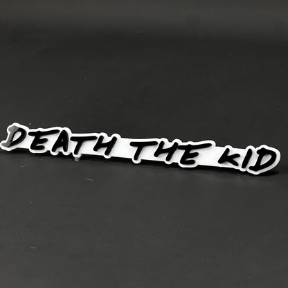 1PC DEATH THE KID 3D Acrylic Badge - Car Truck Emblem Fender Sticker