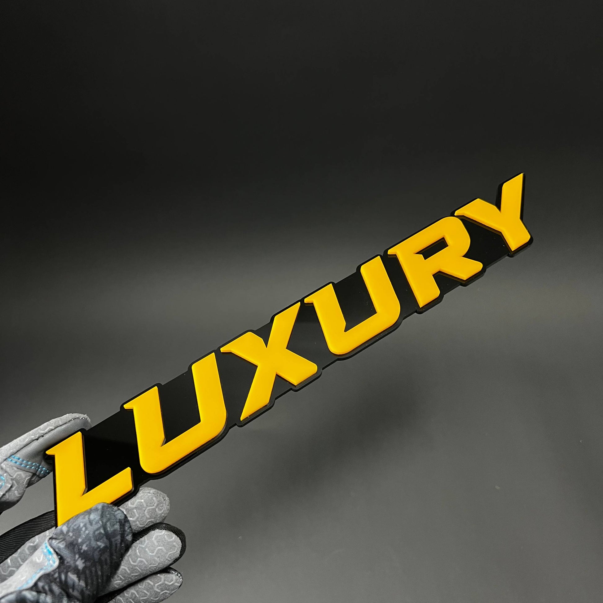 1PC LUXURY 3D Acrylic Badge - Car Truck Emblem Fender Tailgate Trunk Sticker