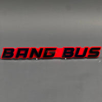 Bang Bus 3D Acrylic Badge - Car Truck Emblem Fender Tailgate Trunk Sticker