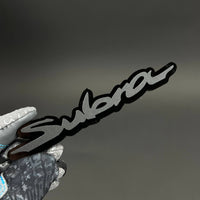 1PC Subra 3D Acrylic Badge - Car Truck Emblem Fender Tailgate Trunk Sticker
