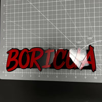 1PC BORICUA 3D Acrylic Badge - Car Truck Emblem Fender Tailgate Trunk Sticker