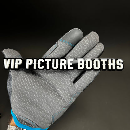 1PC VIP PICTURE BOOTHS 3D Acrylic Badge - Car Truck Emblem Fender Sticker