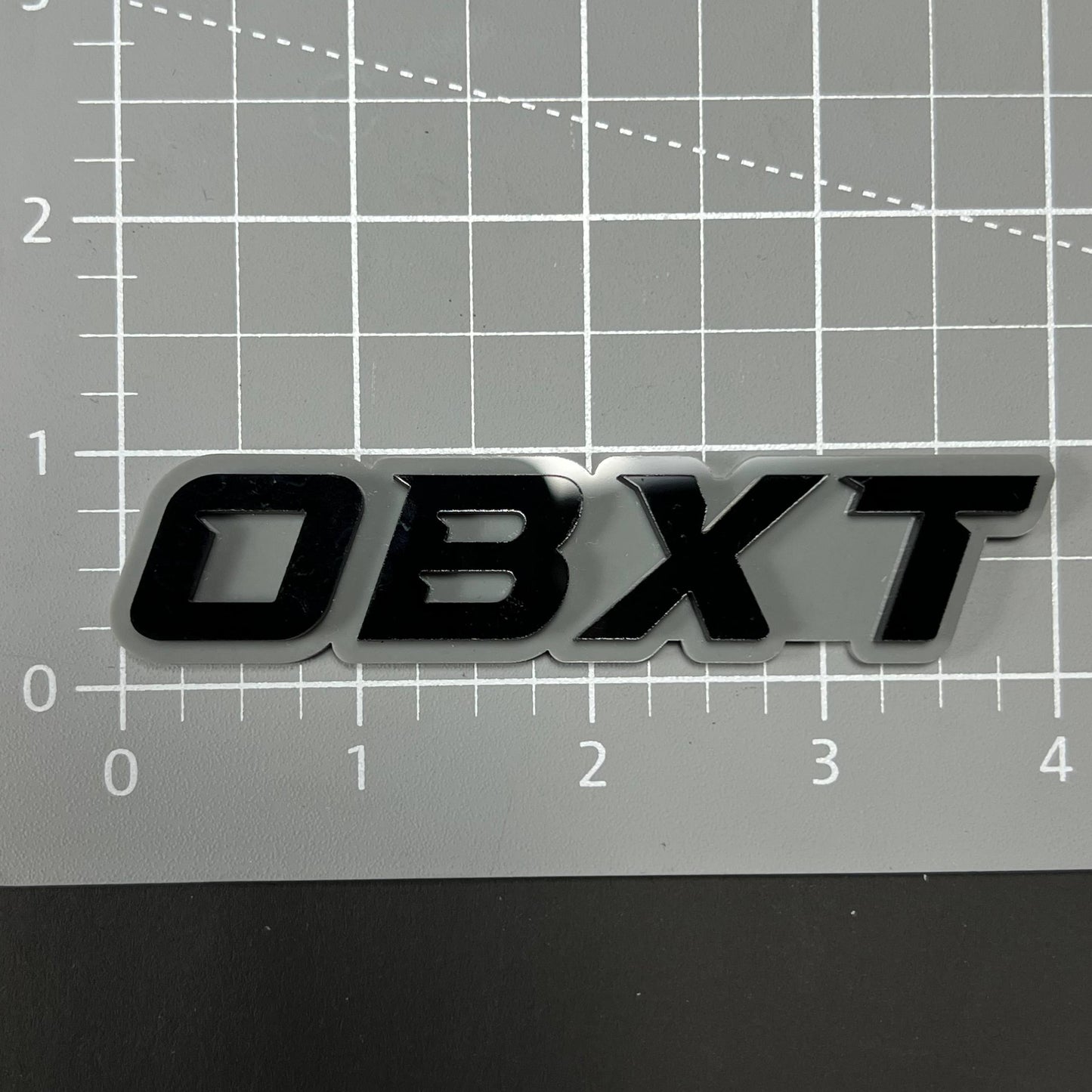 1PC OBXT 3D Acrylic Badge - Car Truck Emblem Fender Tailgate Trunk Sticker